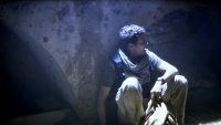 Matt Rippy in Bonekickers cave in cave