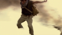 Matt Rippy in Bonekickers explosion