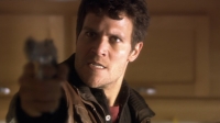 Matt Rippy in Bonekickers with gun