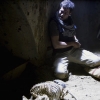 Matt Rippy in Bonekickers cave with skeleton