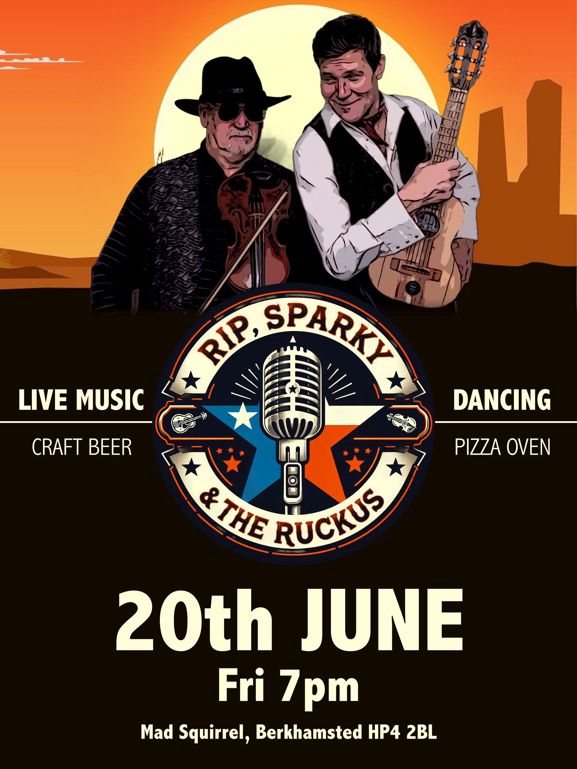 Rip, Sparky & the Ruckus @ Mad Squirrel Berkhamsted